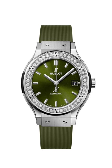 Classic Fusion Titanium Green 38 mm 